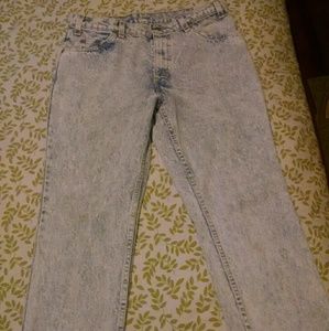 Vintage Levis acid wash jeans